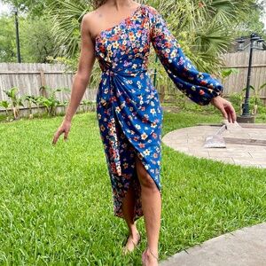 AMUR Floral Print Long Dress Size: S| US 2 NWT